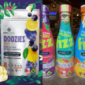 Doozies fruit chews & Wildside drinks from Green Revolution - available this Satrday for 40% off at Nature's Gifts. You'll always get the best weed in Sequim at the lowest prices.