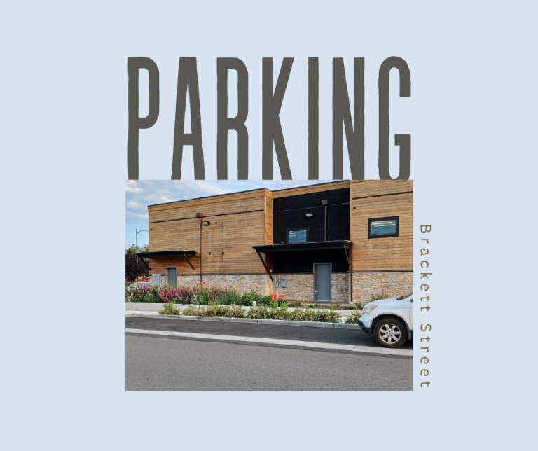 Parking at Nature's Gifts - We've got plenty of space around the store, plusd additional spaces in back on Brackett StreetBrackett Stree