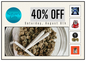 Free weekly deals flyer - 40% off 4 top growers - Saturday, August 8th